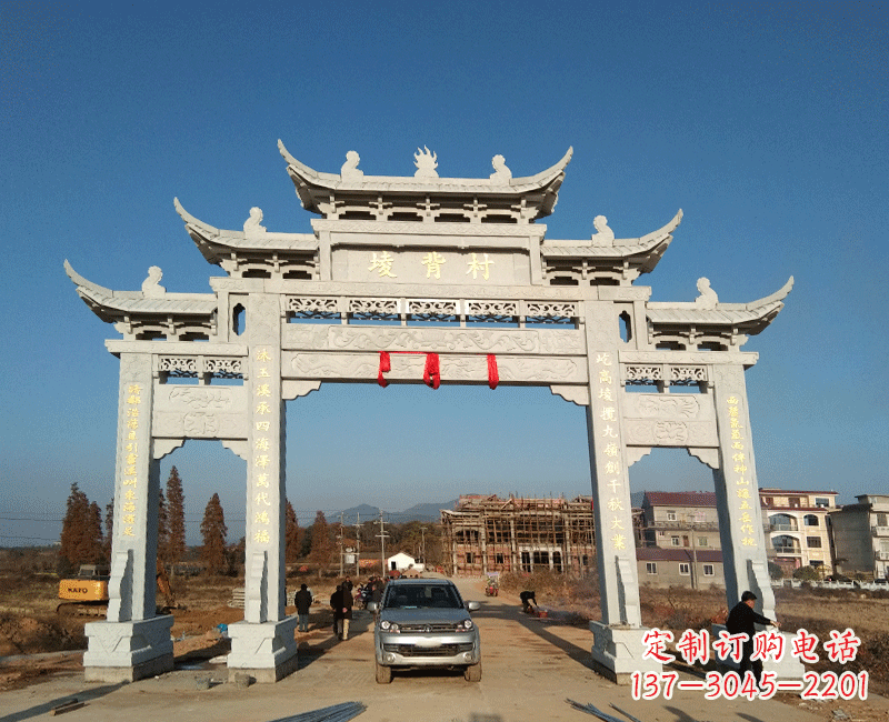 合肥全国著名景点石雕牌坊