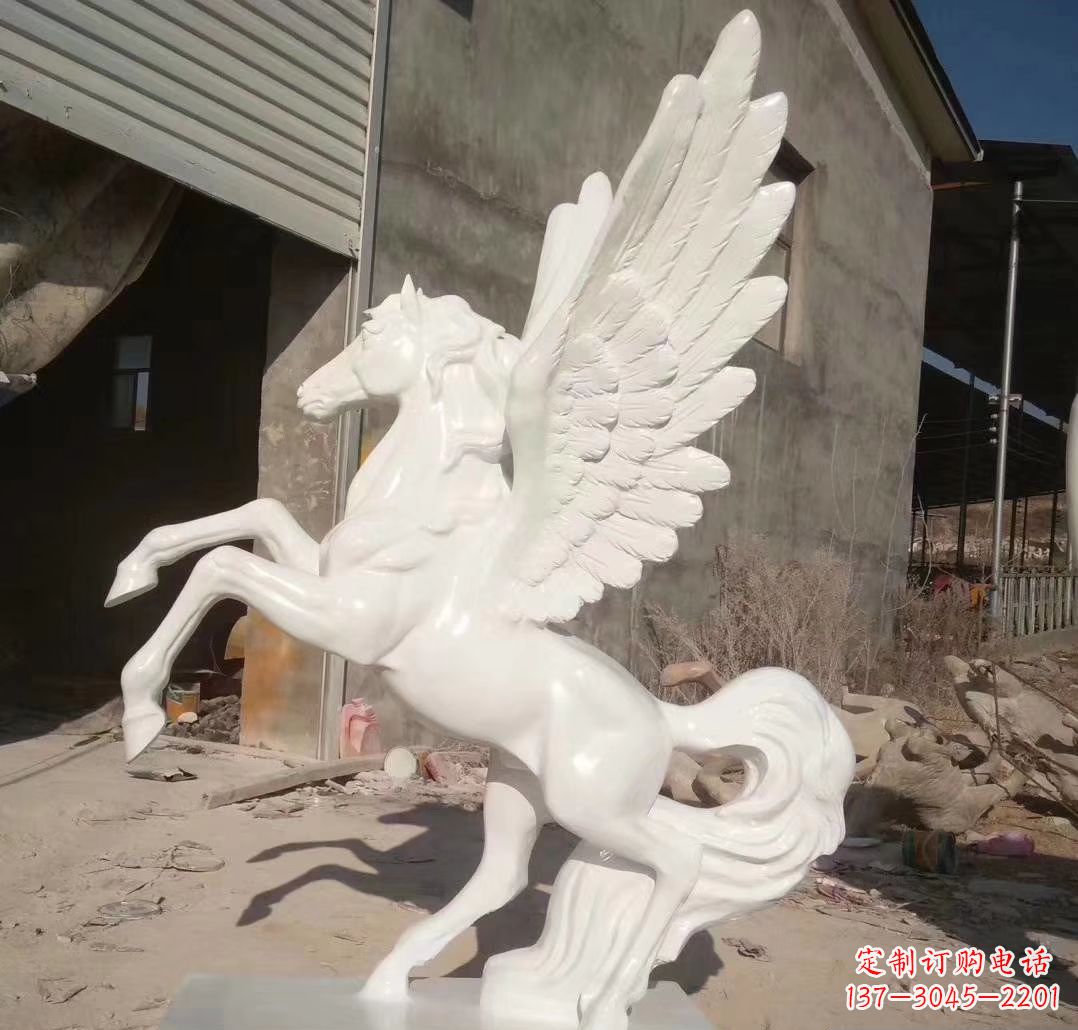 合肥玻璃钢飞马雕塑动物雕塑精彩之旅