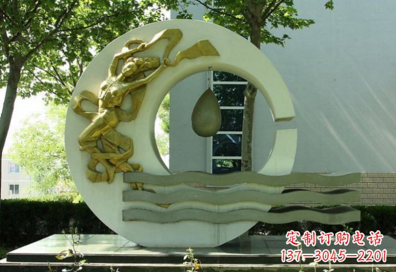 合肥不锈钢嫦娥奔月雕塑