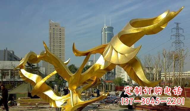 合肥不锈钢大雁雕塑——一件传承中华文化的艺术杰作