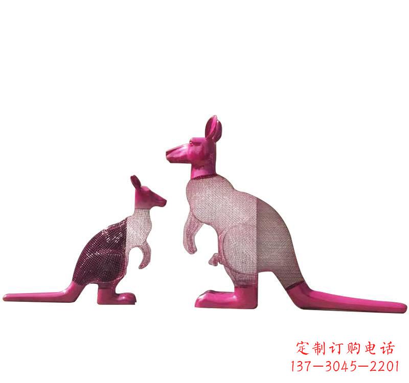 合肥不锈钢袋鼠雕塑——传承澳大利亚文化