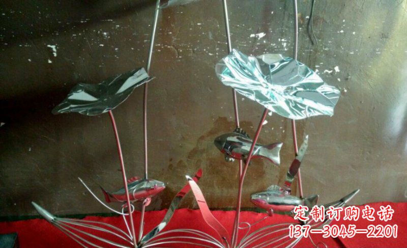 合肥不锈钢荷花雕塑