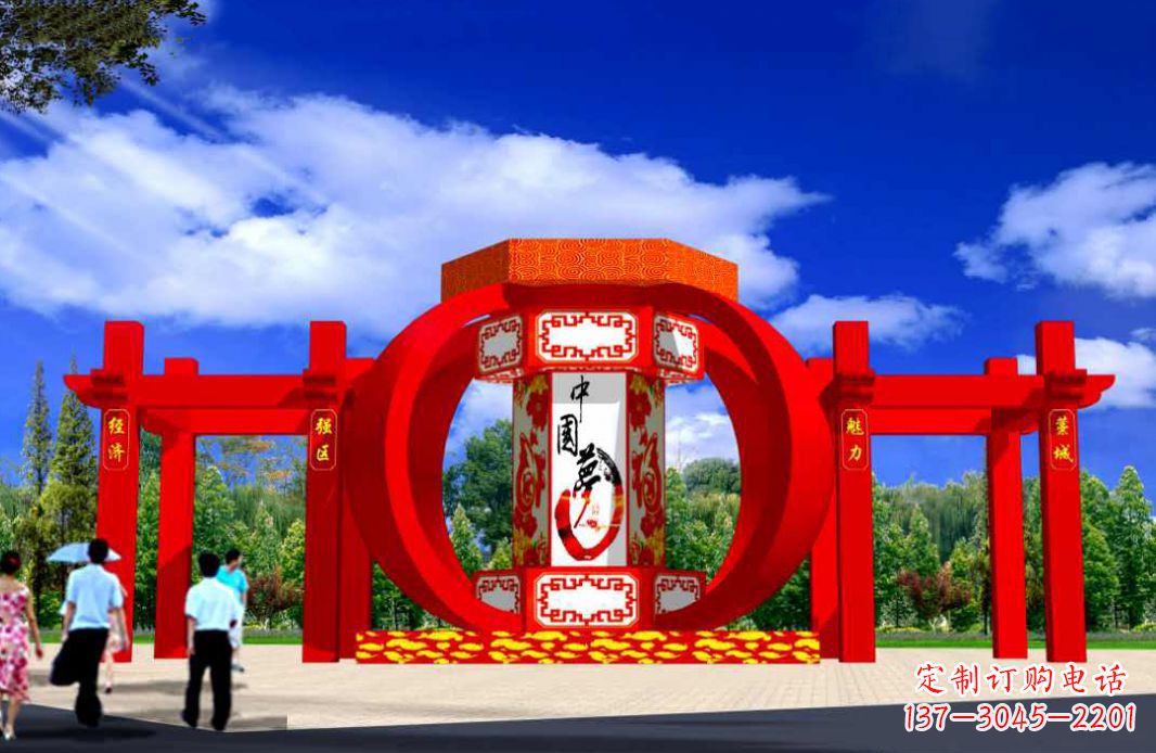 合肥灯笼点亮城市景观