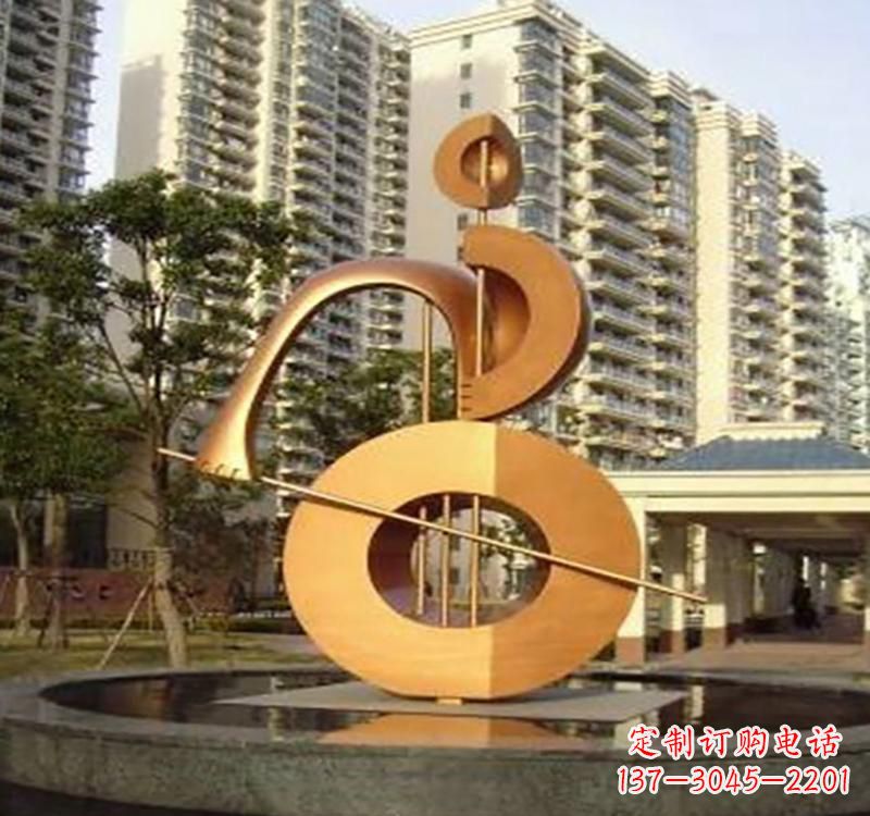 合肥不锈钢葫芦乐器雕塑精致的艺术瑰宝