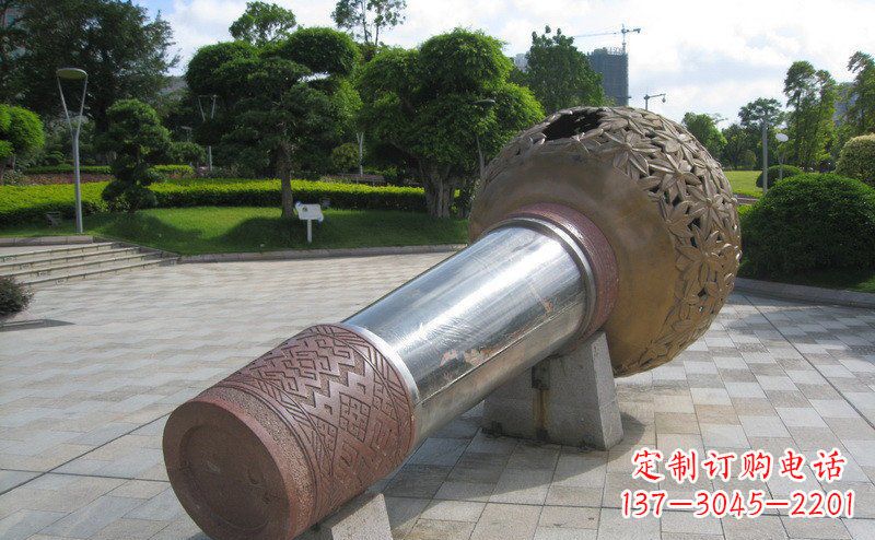 合肥不锈钢话筒广场景观雕塑