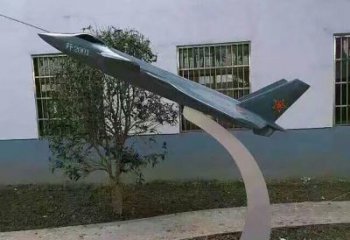 合肥不锈钢飞机雕塑精美的艺术品