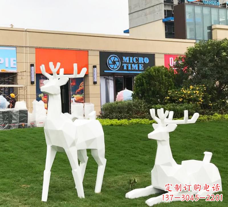 合肥不锈钢小鹿雕塑艺术之美