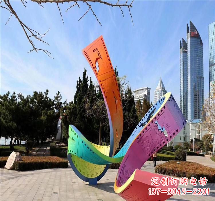 合肥不锈钢胶卷雕塑