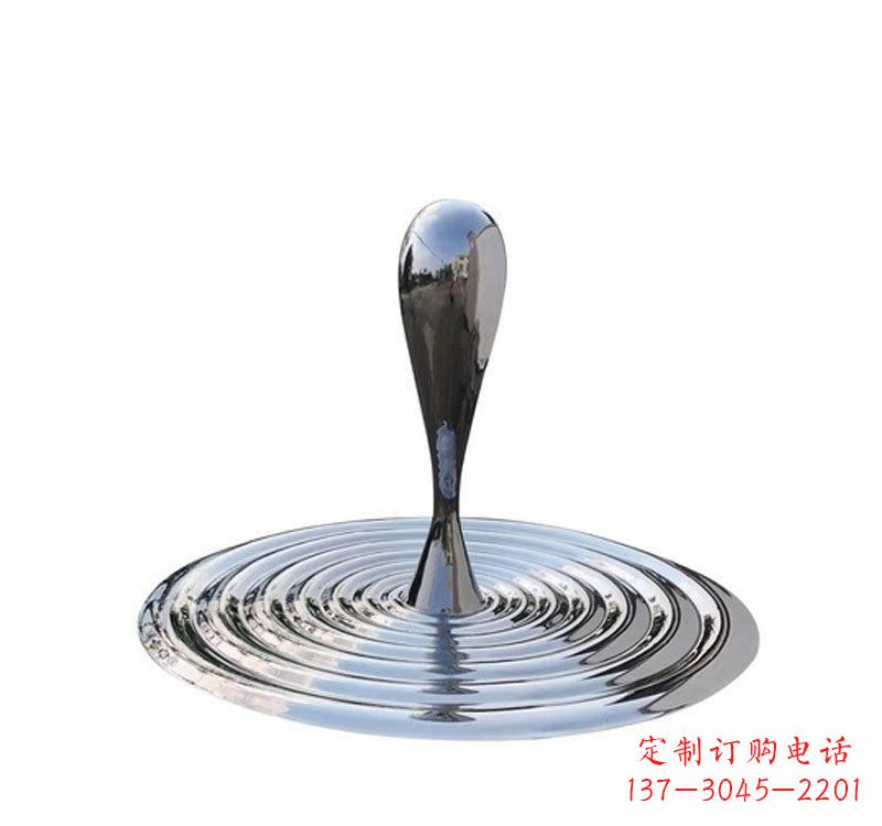 合肥不锈钢景区水滴雕塑精美绝伦