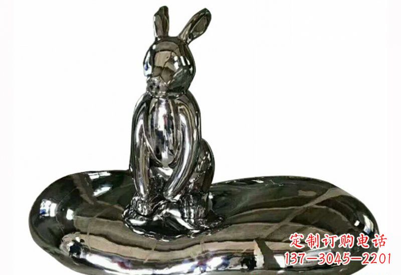 合肥不锈钢兔子雕塑