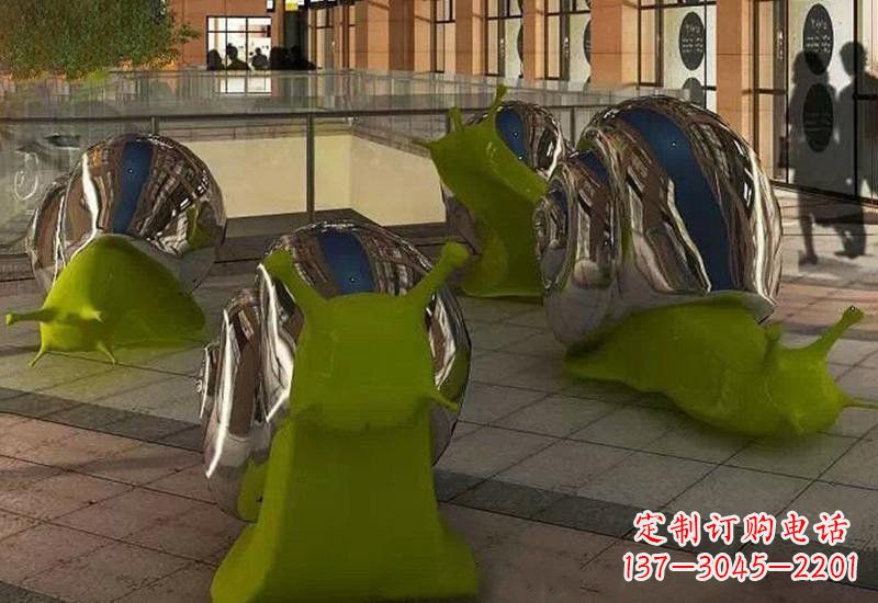 合肥不锈钢蜗牛雕塑融合现代技术与传统艺术