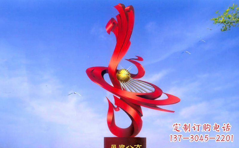 合肥不锈钢孔雀雕塑——迎接八方美好