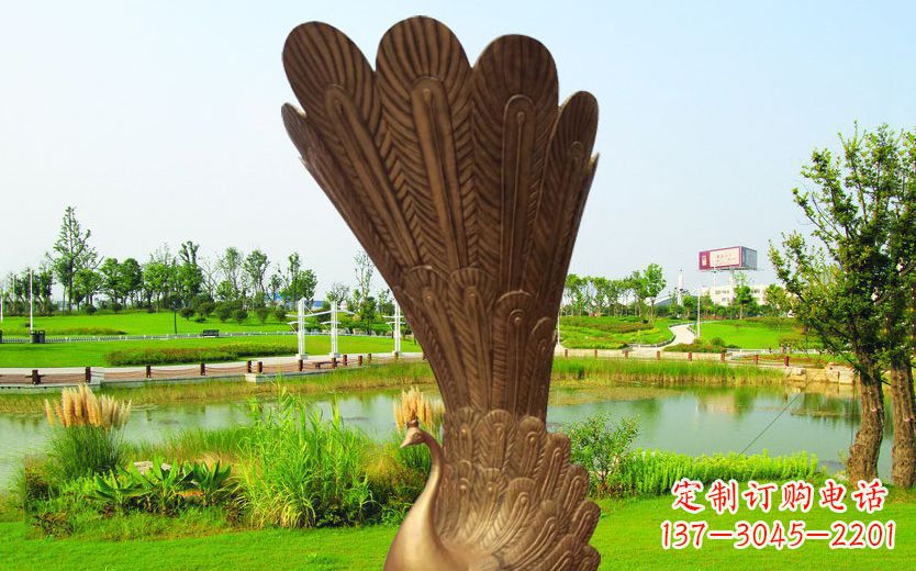 合肥不锈钢孔雀展翅高飞