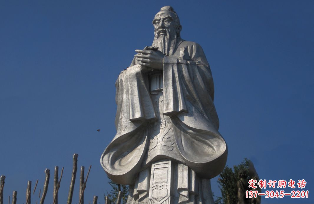 合肥不锈钢孔子人物雕塑——传承中华文化的精神象征