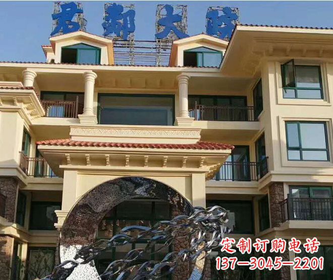 合肥不锈钢鲤鱼跃龙门雕塑——传承中国传统文化