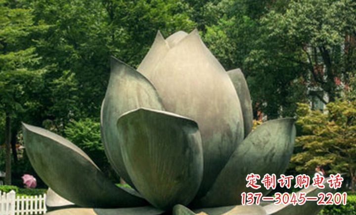 合肥不锈钢莲花公园景观雕塑