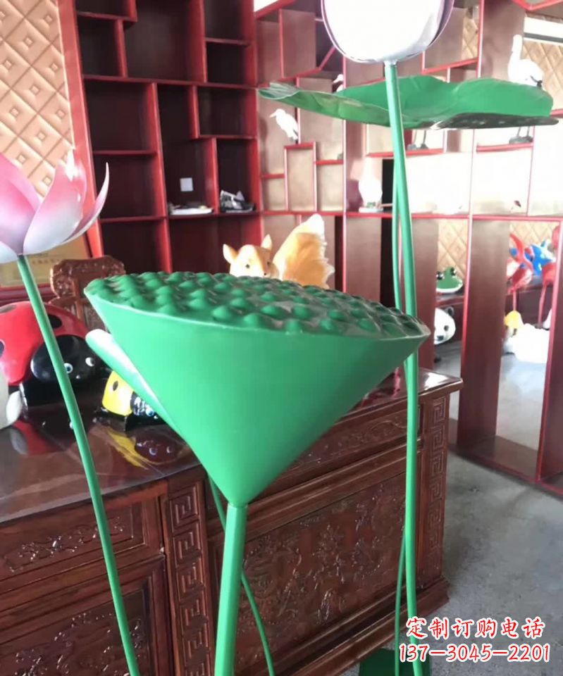 合肥不锈钢莲藕景观雕塑