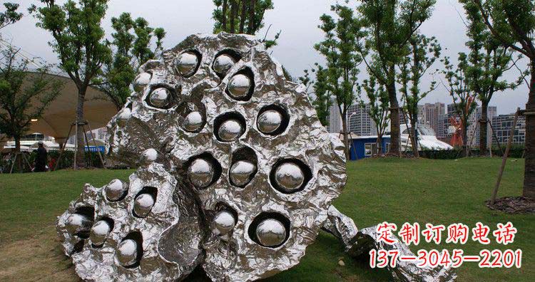 合肥不锈钢莲蓬景观雕塑1