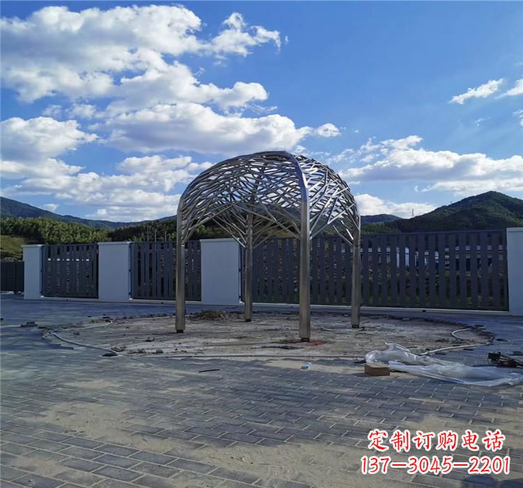 合肥不锈钢凉亭雕塑