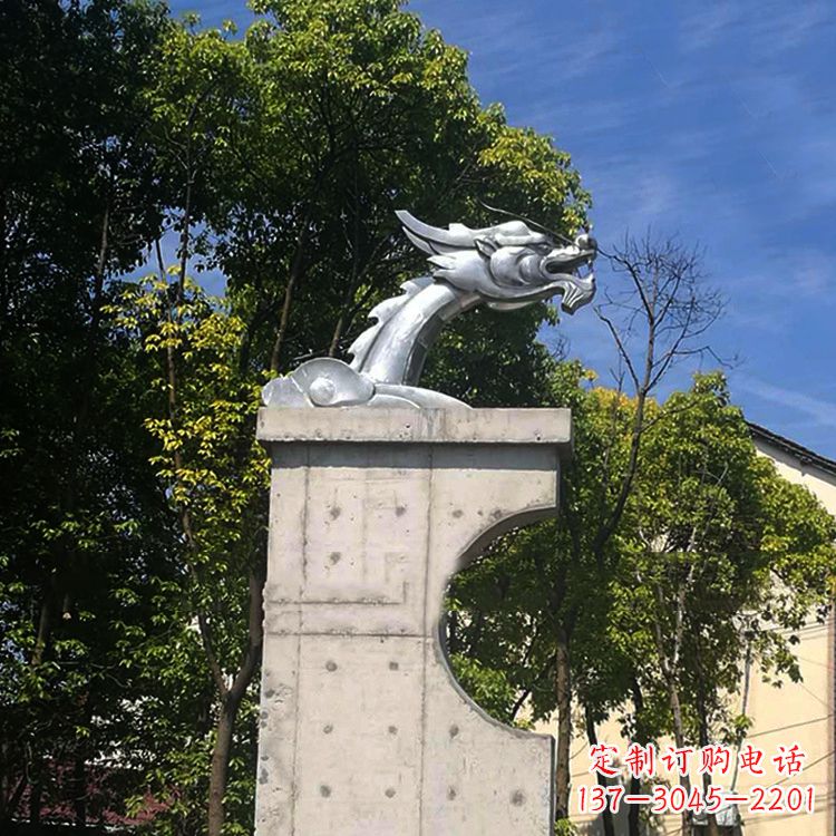 合肥不锈钢龙头雕塑