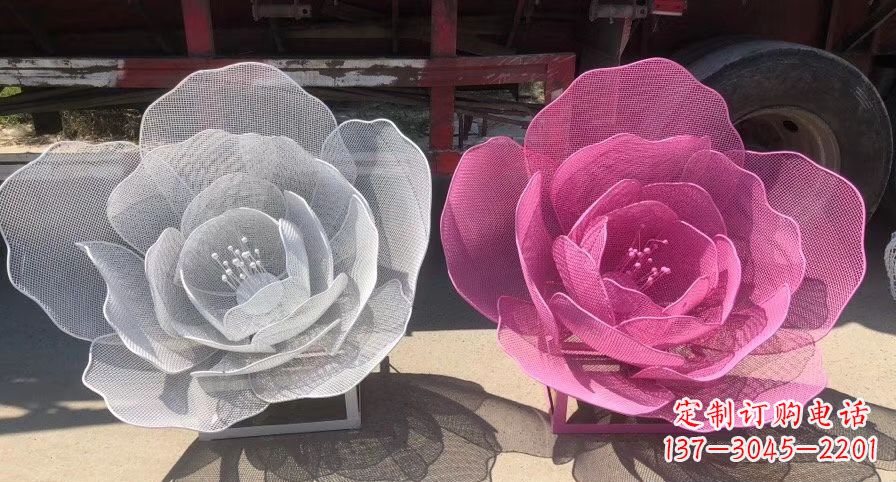 合肥不锈钢荷花雕塑,给公园带来优雅美景