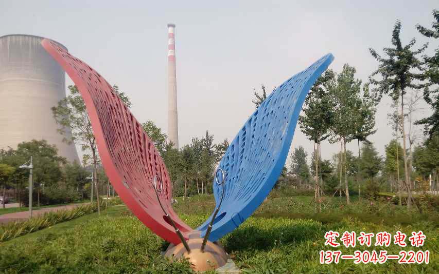 合肥不锈钢镂空七星瓢虫雕塑