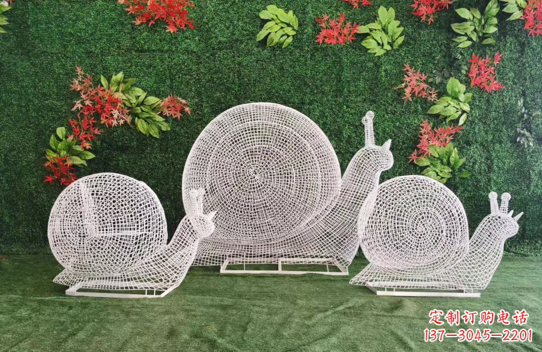 合肥不锈钢镂空蜗牛雕塑艺术技艺的精致之美
