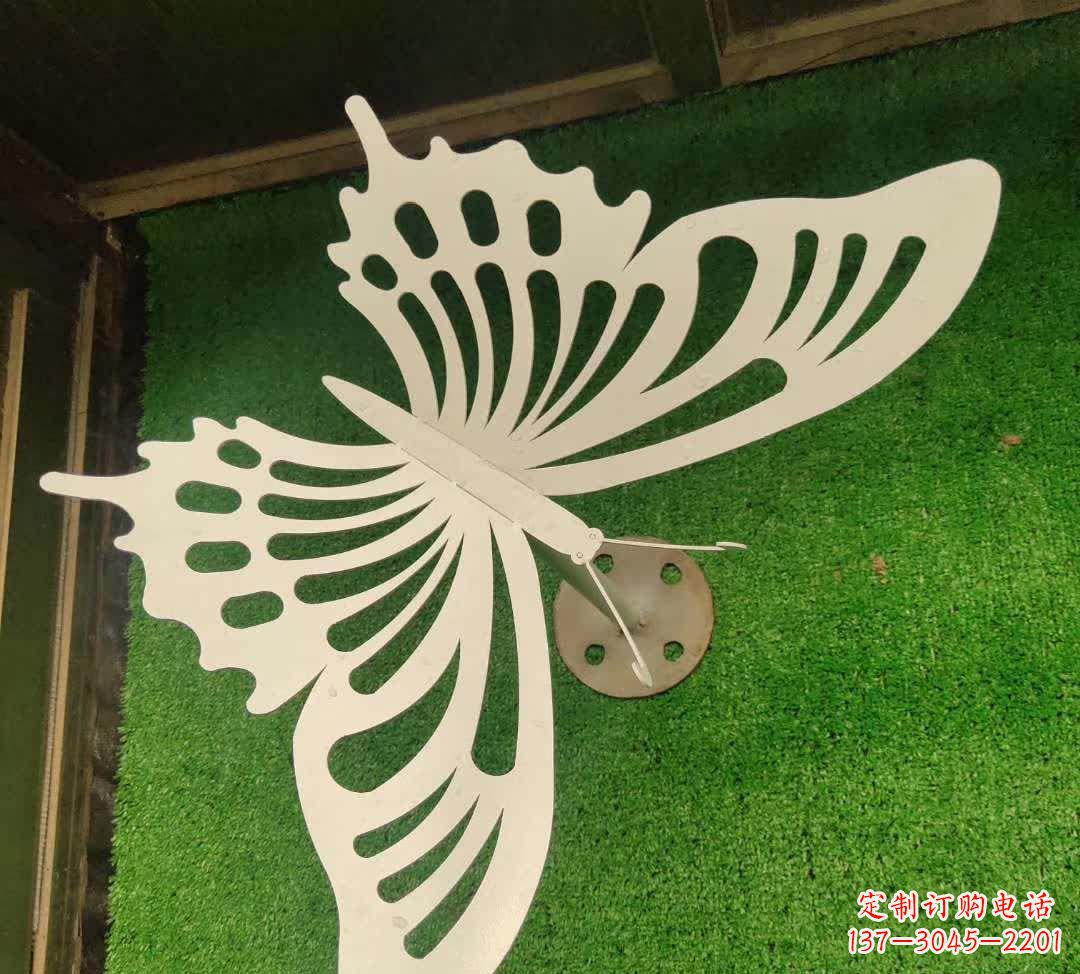 合肥不锈钢镂空艺术蝴蝶雕塑