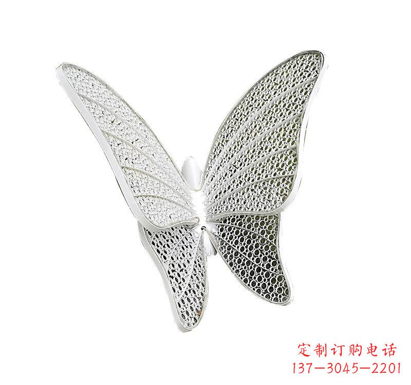 合肥不锈钢绿地镂空蝴蝶雕塑