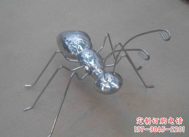 合肥不锈钢蚂蚁公园动物雕塑 (2)