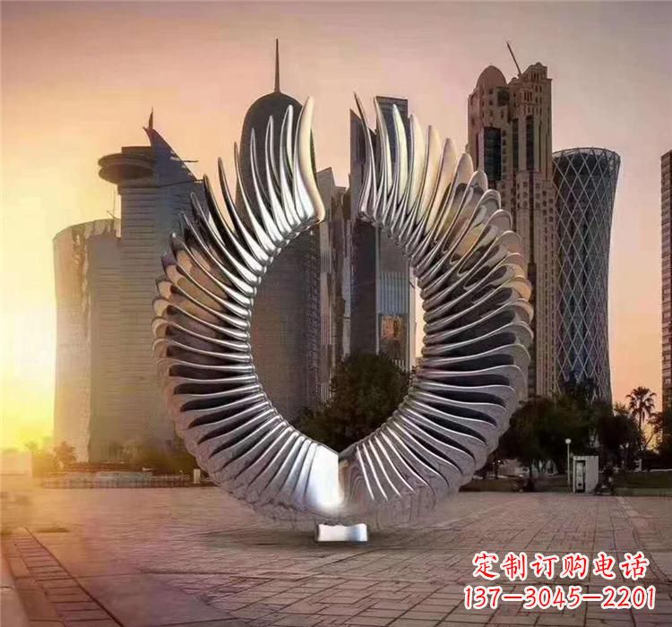 合肥不锈钢喷泉雕塑2
