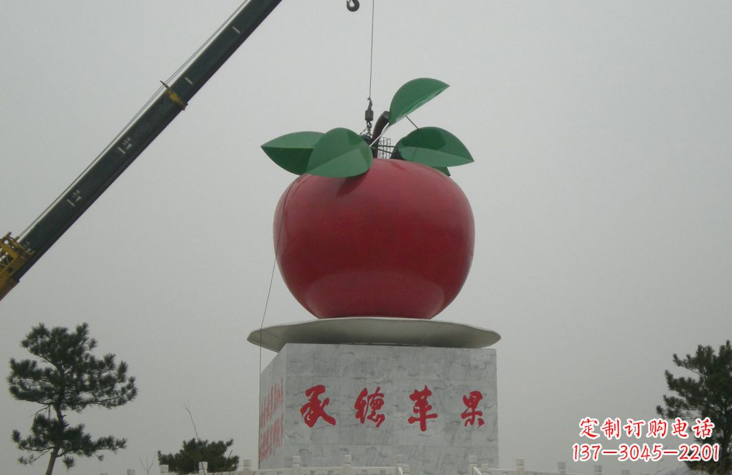 合肥不锈钢苹果雕塑精美绝伦的艺术杰作