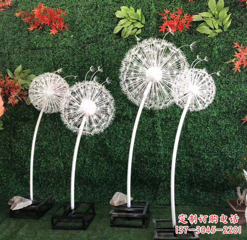 合肥不锈钢蒲公英雕塑1