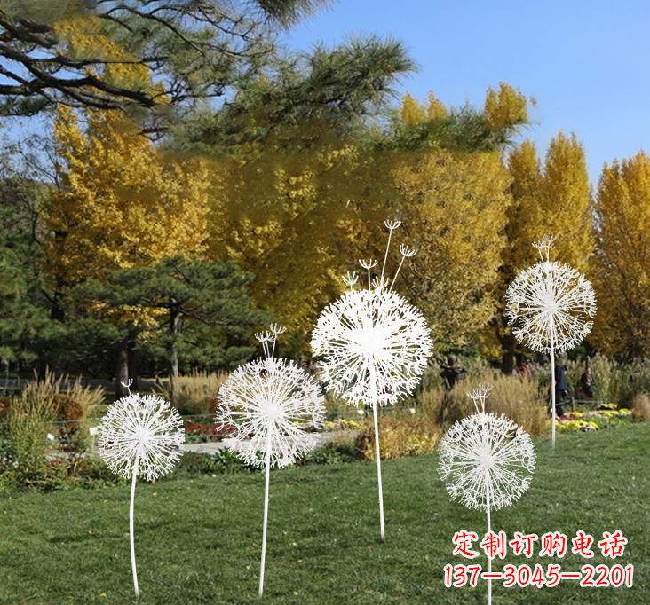 合肥不锈钢蒲公英景观雕塑