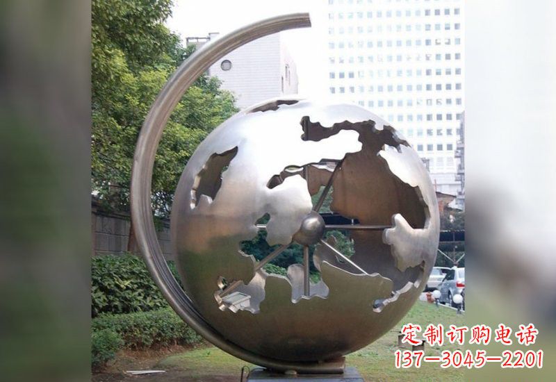 合肥不锈钢地球仪雕塑艺术与科学的结合