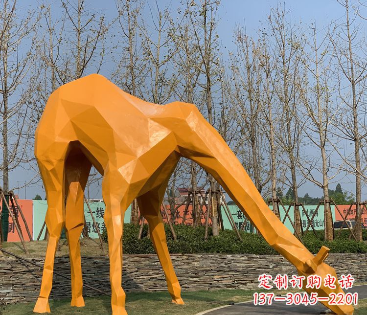 合肥不锈钢雕刻的精美动物雕塑