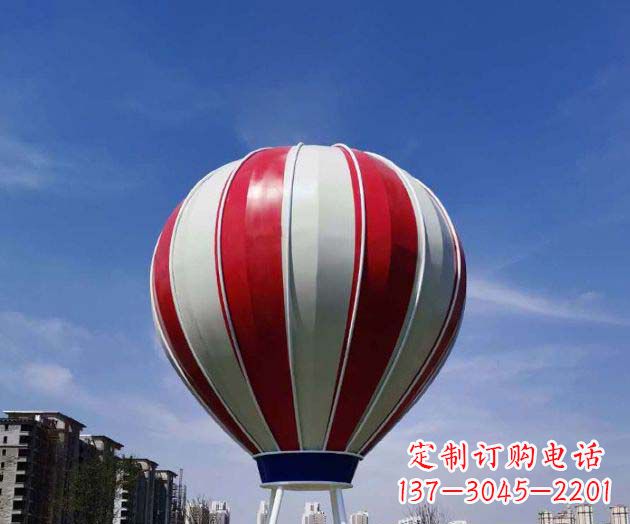 合肥不锈钢热气球景观雕塑