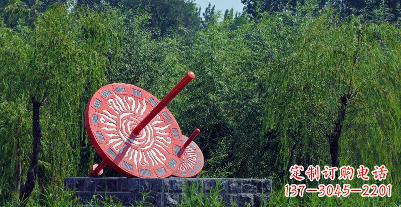 合肥不锈钢日晷校园雕塑点亮校园时光