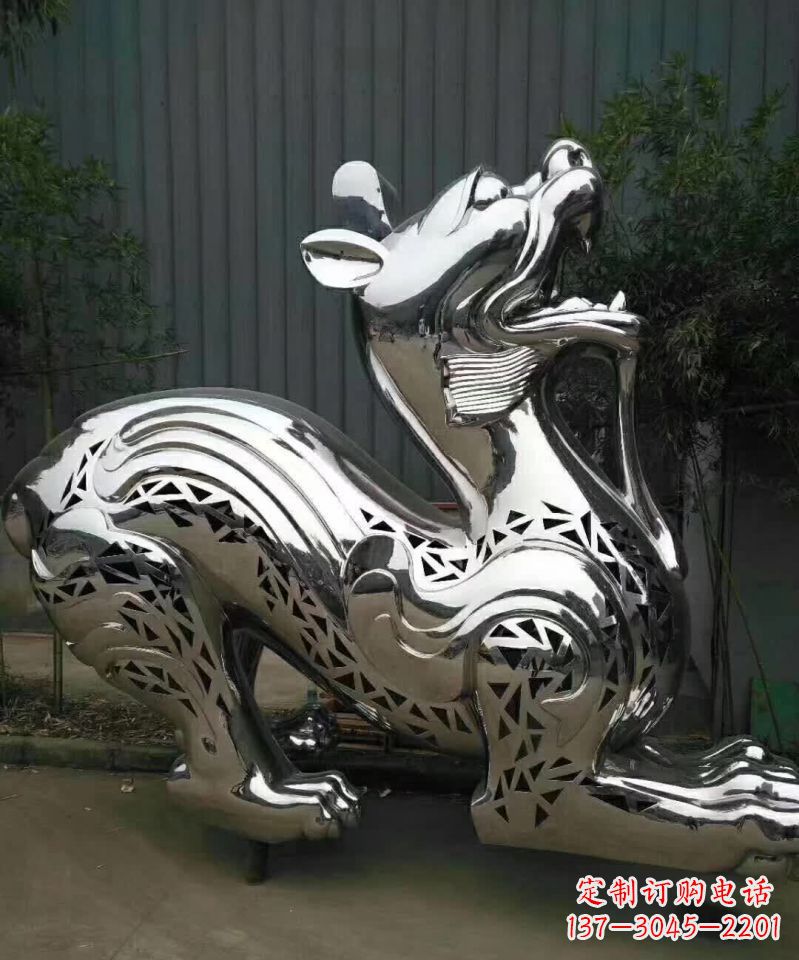 合肥不锈钢麒麟象征着祥和与美好