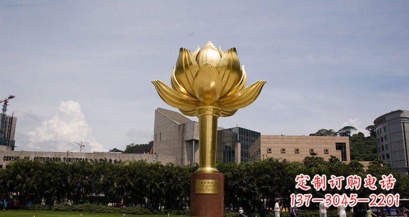 合肥不锈钢莲花雕塑——精美的艺术品