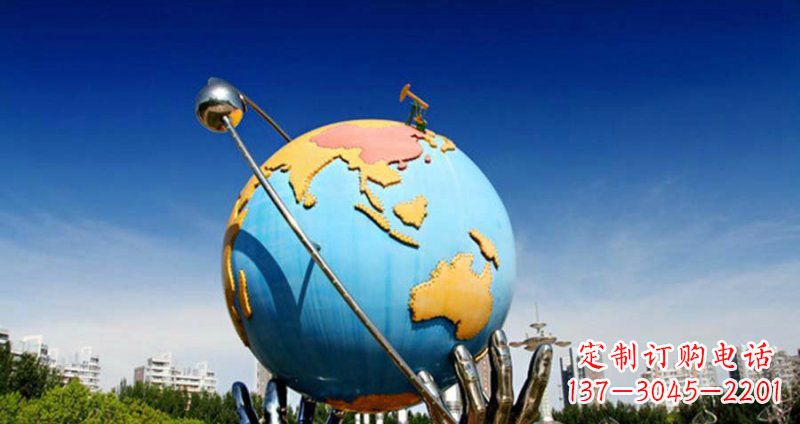 合肥不锈钢地球雕塑一个充满环保意义的艺术品