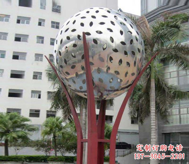 合肥镂空树叶雕塑——给校园景观增添灵动之美