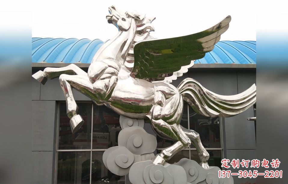 合肥不锈钢飞马雕塑艺术的精髓