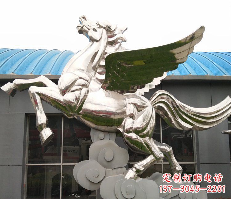 合肥不锈钢踏云飞马——给城市带来动感与灵气