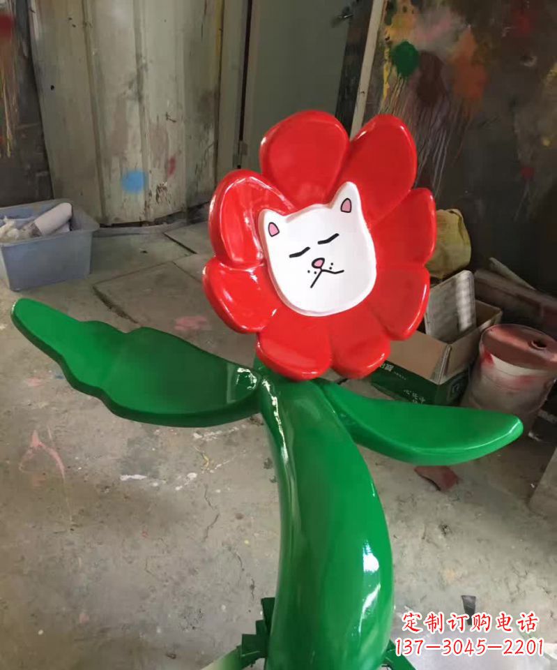 合肥不锈钢太阳花景观装饰雕塑