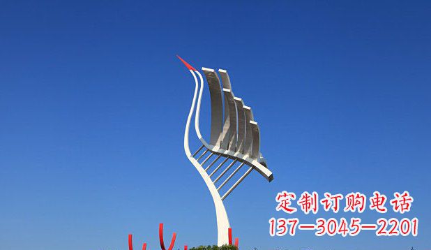 合肥不锈钢天鹅丹顶鹤仙鹤雕塑