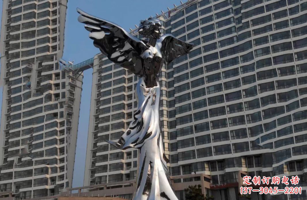 合肥不锈钢天使灿烂的城市景观