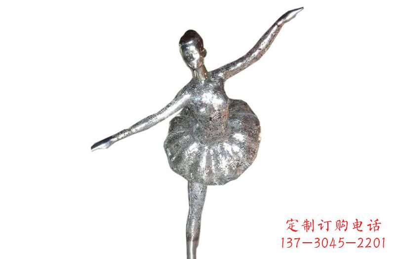 合肥不锈钢跳芭蕾的女孩雕塑
