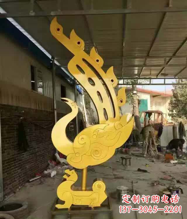 合肥不锈钢铁艺凤凰雕塑