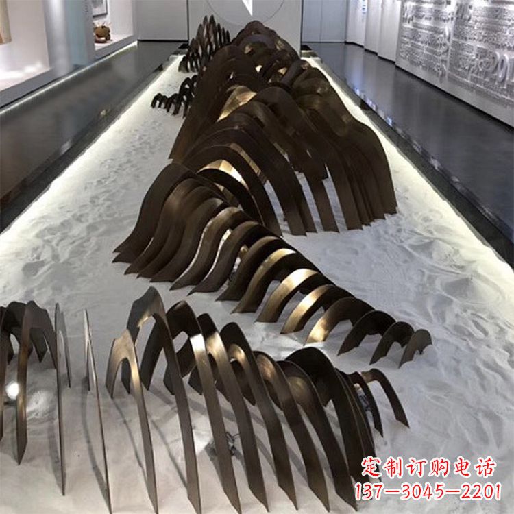 合肥不锈钢铁艺假山雕塑让自然风景回归